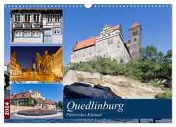 Quedlinburg – Pittoreskes Kleinod (Wandkalender 2024 DIN A3 quer), CALVENDO Monatskalender von boeTtchEr,  U