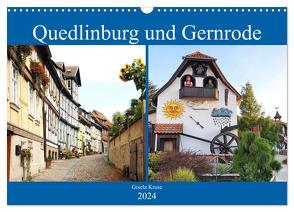 Quedlinburg und Gernrode (Wandkalender 2024 DIN A3 quer), CALVENDO Monatskalender von Kruse,  Gisela