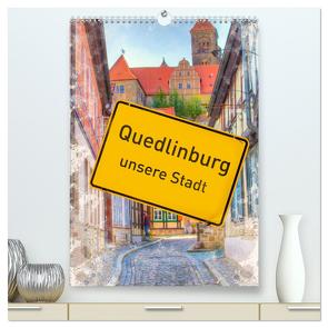 Quedlinburg – unsere Stadt (hochwertiger Premium Wandkalender 2024 DIN A2 hoch), Kunstdruck in Hochglanz von Elskamp-D.Elskamp Photography,  Danny