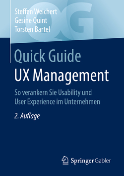 Quick Guide UX Management von Bartel,  Torsten, Quint,  Gesine, Weichert,  Steffen