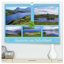 Quintette aus Schottland – AT Version (hochwertiger Premium Wandkalender 2024 DIN A2 quer), Kunstdruck in Hochglanz von Paul - Babett's Bildergalerie,  Babett