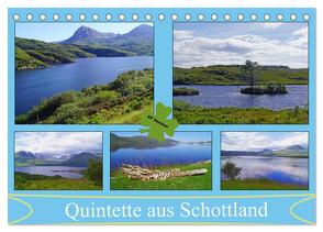 Quintette aus Schottland – AT Version (Tischkalender 2024 DIN A5 quer), CALVENDO Monatskalender von Paul - Babett's Bildergalerie,  Babett