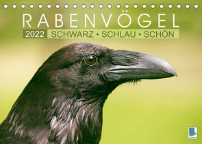 Rabenvögel: Schwarz, schlau, schön (Tischkalender 2022 DIN A5 quer) von CALVENDO