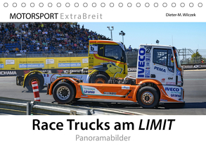Race Trucks am LIMIT Panoramabilder (Tischkalender 2019 DIN A5 quer) von Wilczek & Michael Schweinle,  Dieter-M.