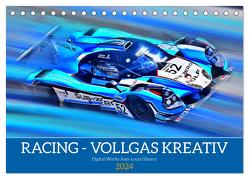 Racing – Vollgas kreativ (Tischkalender 2024 DIN A5 quer), CALVENDO Monatskalender von Glineur,  Jean-Louis