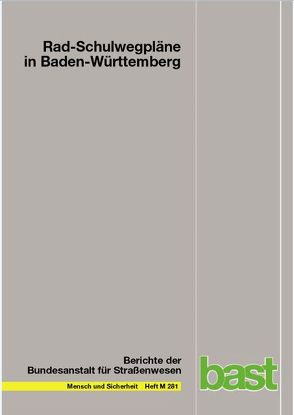 Rad-Schulwegpläne in Baden-Württemberg von Neumann-Opitz,  Nicola