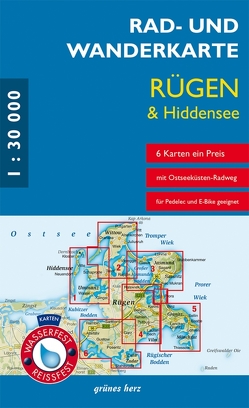 Rad- und Wanderkarten-Set Rügen & Hiddensee