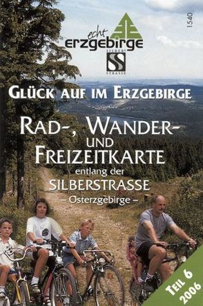 Rad-, Wander- und Freizeitkarte – Entlang der Silberstrasse. Teil 6