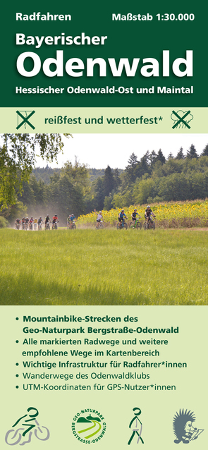 Radfahren, Bayerischer Odenwald / Hessischer Odenwald-Ost und Maintal von Messer,  Michael