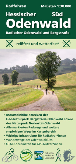 Radfahren, Hessischer Odenwald Süd / Badischer Odenwald und Bergstraße von Messer,  Michael