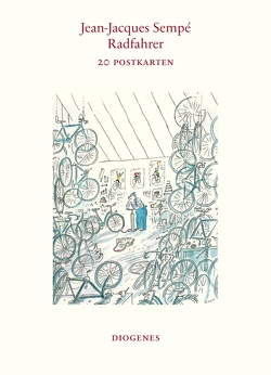 Radfahrer (Postkartenbuch) von Sempé,  Jean-Jacques