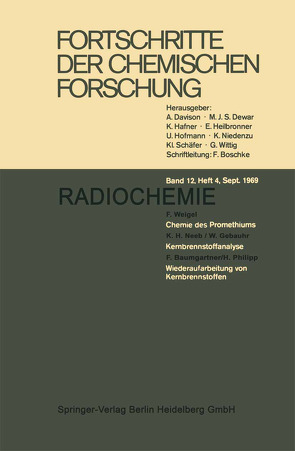 Radiochemie von Baumgärtner,  F., Gebauhr,  W., Neeb,  K. H., Philipp,  H., Weigel,  F.