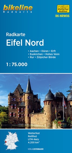 Radkarte Eifel Nord (RK-NRW06) von Esterbauer Verlag
