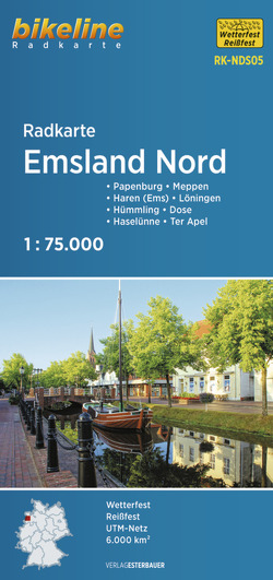 Radkarte Emsland Nord (RK-NDS05) von Esterbauer Verlag