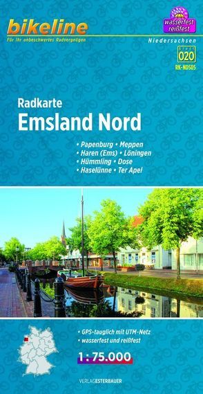 Radkarte Emsland Nord (RK-NDS05) von Esterbauer Verlag
