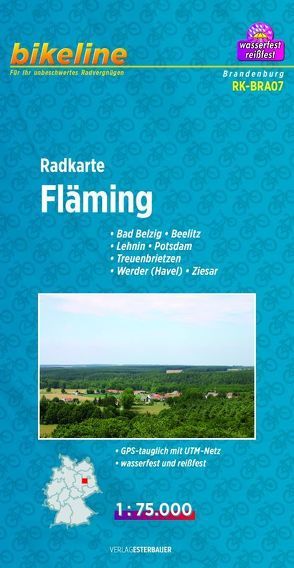 Radkarte Fläming von Esterbauer Verlag