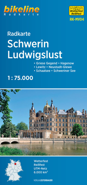 Radkarte Schwerin Ludwigslust (RK-MV04) von Esterbauer Verlag