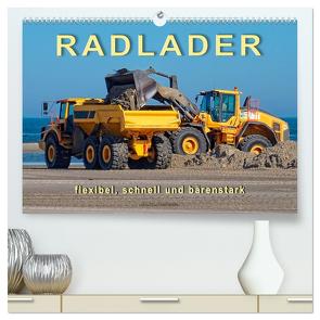Radlader – flexibel, schnell und bärenstark (hochwertiger Premium Wandkalender 2024 DIN A2 quer), Kunstdruck in Hochglanz von Roder,  Peter