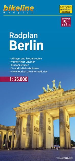 Radplan Berlin von Esterbauer Verlag