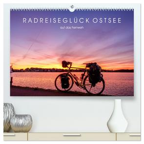 Radreiseglück Ostsee (hochwertiger Premium Wandkalender 2024 DIN A2 quer), Kunstdruck in Hochglanz von Schadowski,  Bernd
