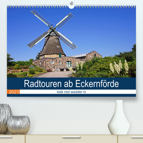 Radtouren ab Eckernförde (Premium, hochwertiger DIN A2 Wandkalender 2023, Kunstdruck in Hochglanz) von Bussenius,  Beate