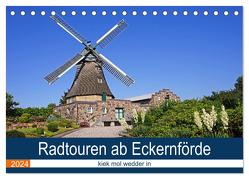 Radtouren ab Eckernförde (Tischkalender 2024 DIN A5 quer), CALVENDO Monatskalender von Bussenius,  Beate