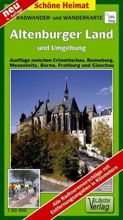 Radwander- und Wanderkarte Altenburger Land und Umgebung