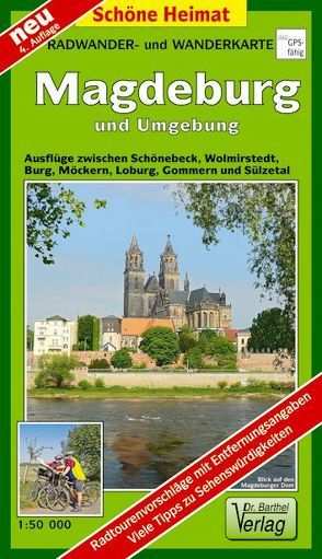 Radwander- und Wanderkarte Magdeburg und Umgebung
