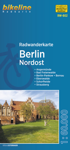 Radwanderkarte Berlin Nordost RW-B02 von Esterbauer Verlag