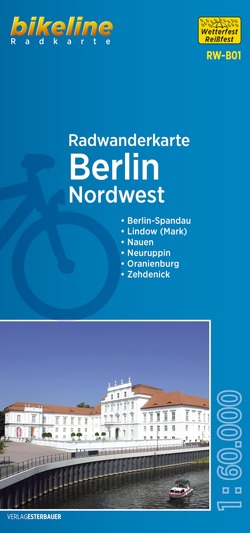 Radwanderkarte Berlin Nordwest RW-B01 von Esterbauer Verlag