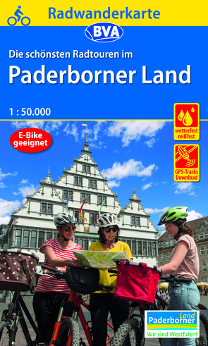 Radwanderkarte BVA Die schönsten Radtouren im Paderborner Land 1:50.000, reiß- und wetterfest, GPS-Tracks Download