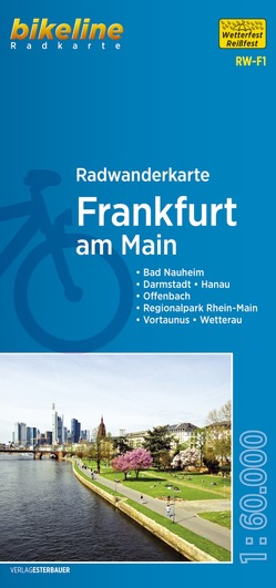 Radwanderkarte Frankfurt am Main von Esterbauer Verlag