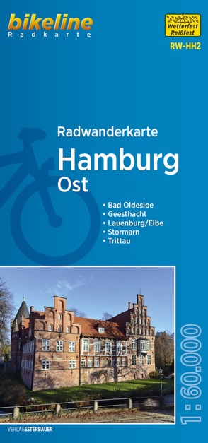 Radwanderkarte Hamburg Ost RW-HH2 von Esterbauer Verlag