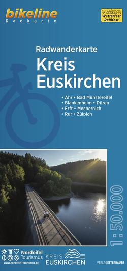 Radwanderkarte Kreis Euskirchen von Esterbauer Verlag