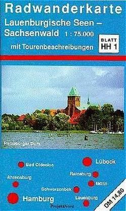 Radwanderkarte Lauenburgische Seen – Sachsenwald von Mollenhauer,  Jens Uwe, Treichel,  Jürgen