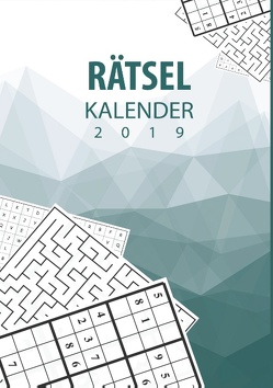 Rätsel Kalender 2019 – Terminplaner & Kalender 2019 mit 90 Rätseln von Steen,  Mario