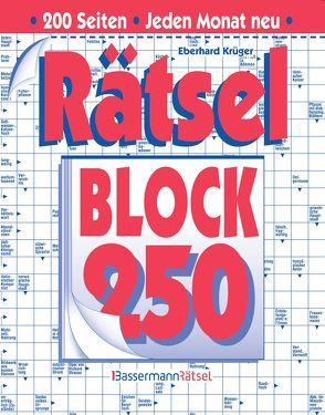 Rätselblock 250 (5 Exemplare à 2,99 €) von Krüger,  Eberhard
