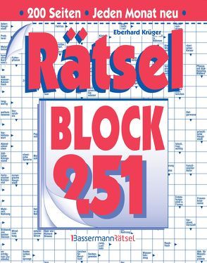 Rätselblock 251 (5 Exemplare à 2,99 €) von Krüger,  Eberhard