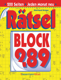 Rätselblock 289 (5 Exemplare à 2,99 €) von Krüger,  Eberhard