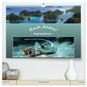 Raja Ampat – Impressionen (hochwertiger Premium Wandkalender 2024 DIN A2 quer), Kunstdruck in Hochglanz von Niemann,  Ute