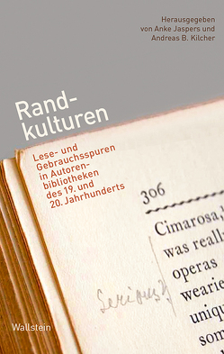 Randkulturen von Jaspers,  Anke, Kilcher,  Andreas B.