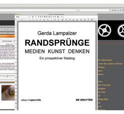 RANDSPRÜNGE – Medien Kunst Denken von Lampalzer,  Gerda