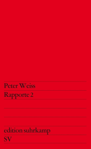 Rapporte 2 von Weiss,  Peter