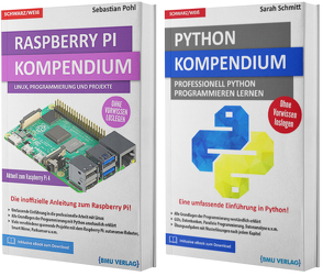 Raspberry Pi Kompendium + Python Kompendium (Taschenbuch) von Pohl,  Sebastian, Schmitt,  Sarah