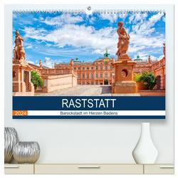 Raststatt – Barockstadt im Herzen Badens (hochwertiger Premium Wandkalender 2024 DIN A2 quer), Kunstdruck in Hochglanz von Bartruff,  Thomas