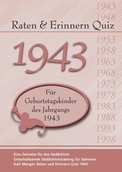 Raten und Erinnern Quiz 1943 von Mangei,  Karl