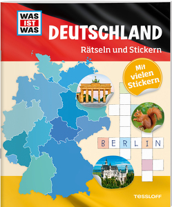 WAS IST WAS Rätseln und Stickern: Deutschland von Kunze,  Anja, Michna,  Janina