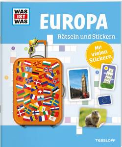 WAS IST WAS Rätseln und Stickern: Europa von Kunze,  Anja, Michna,  Janina