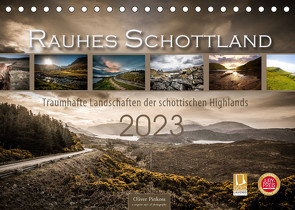 Rauhes Schottland (Tischkalender 2023 DIN A5 quer) von Pinkoss,  Oliver