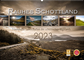 Rauhes Schottland (Wandkalender 2023 DIN A2 quer) von Pinkoss,  Oliver